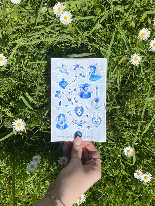 Sticker Sheet 🌿 Lenços de Amor