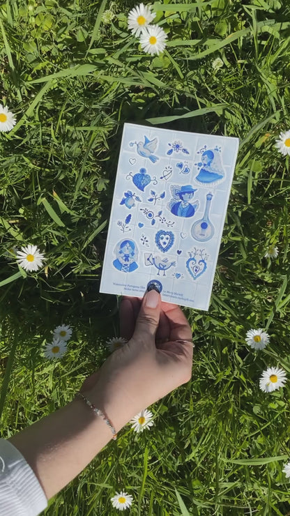 Sticker Sheet 🌿 Lenços de Amor